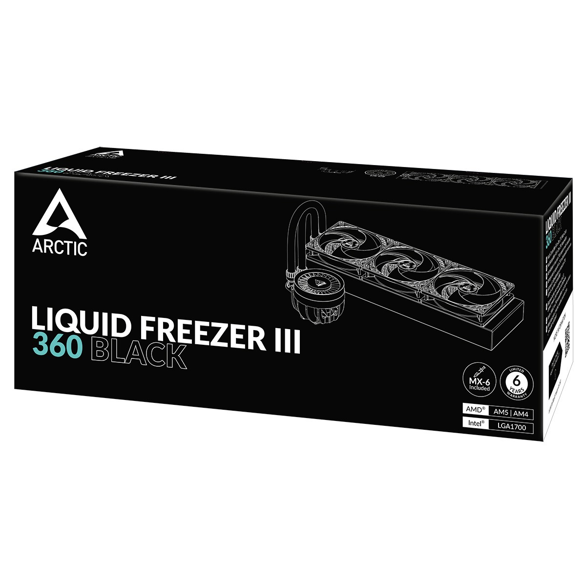 Arctic Liquid Freezer III 360 AIO Water Cooler Black 7 Arctic Liquid Freezer III 360 AIO Water Cooler Black