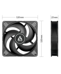 Arctic P12 Max Fan Black