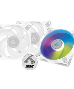 Arctic P12 PWM PST ARGB Fan White – 3 Pack