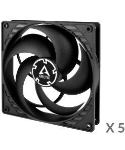 Arctic P14 PWM PST Fan Black – 5 Pack