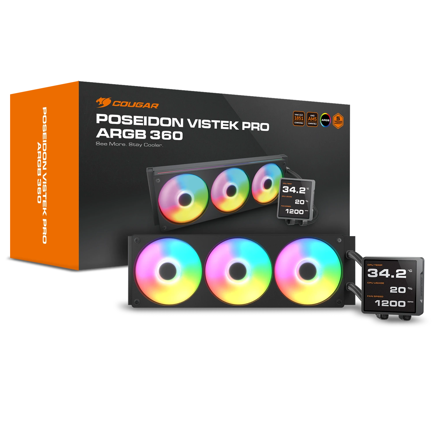 Cougar POSEIDON VISTEK PRO ARGB 1 Cougar POSEIDON VISTEK PRO ARGB